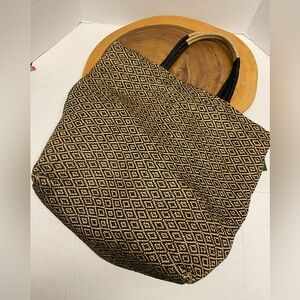 Dharma Door Woven Boho Tote Bag